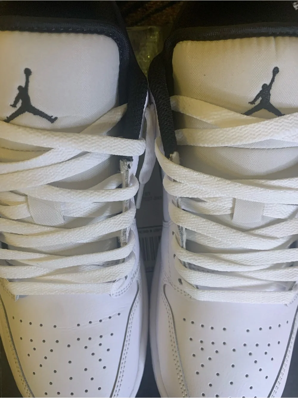Jordan 1 low White Black Size 10.5 mens Brand new and never even tried on!!